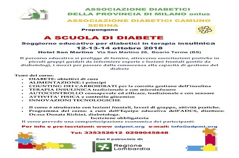  A SCUOLA DI DIABETE